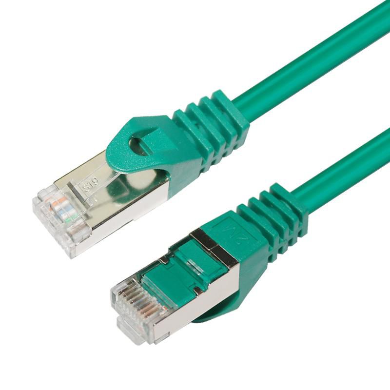 Nätverkskabel skärmad Cat7 S/FTP, MicroConnect, LSZH, 10 meter - Grön, bild 3