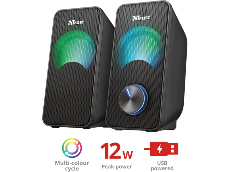 Trust Arys Compact 2.0 Speaker RGB