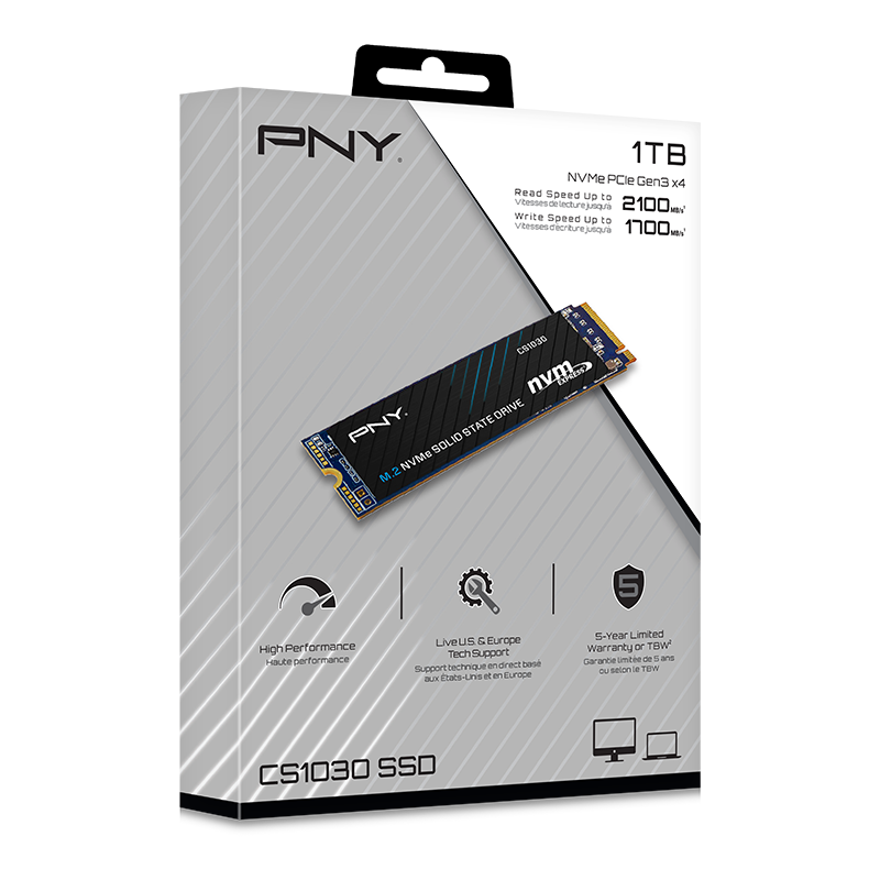PNY CS1030 M.2 NVMe intern SSD (250 GB)