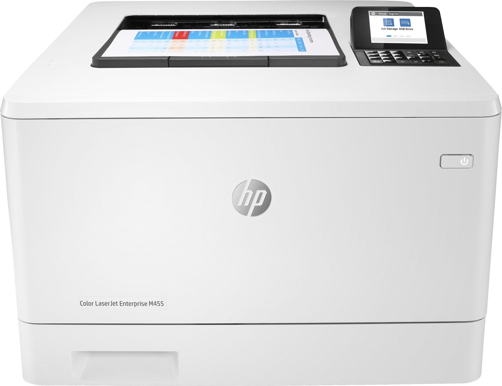 HP Color LaserJet Pro M455dn, 1200 dpi färglaser, 27/27 ppm, duplex, AirPrint, USB/LAN, bild 4