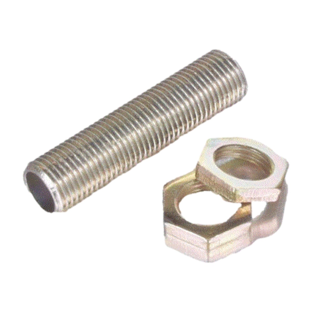 messingrör 40 mm M/2St fästmuttrar