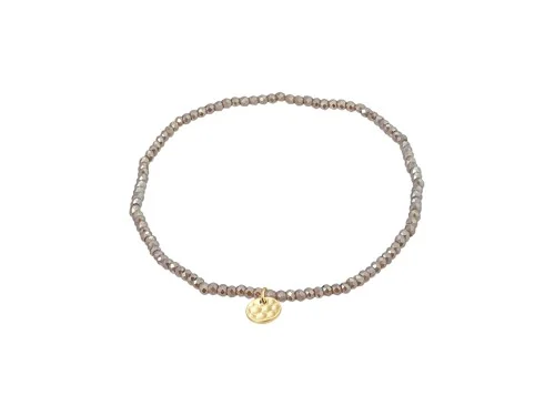 PILGRIM - INDIE Bracelet - Grey/Gold - 17 cm, bild 2