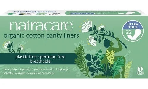 Natracare Panty Organic Cotton Panty Liners Ultra Thin 22 pcs