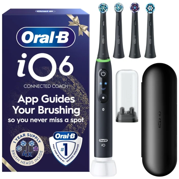 Oral-B iO 6 Signature Giftset eltandborste, svart