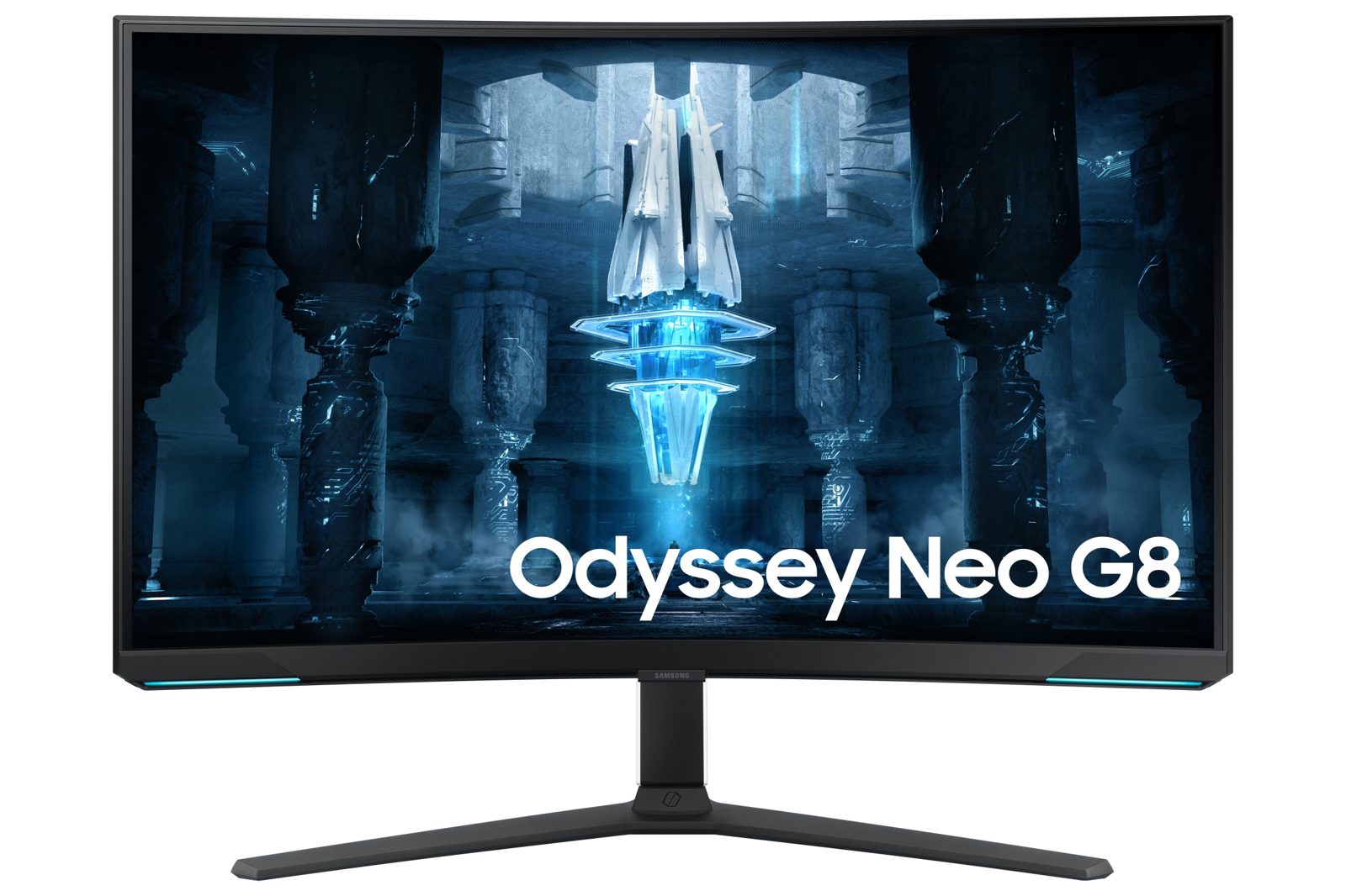 32" Samsung Odyssey Neo G8 S32BG850, Curved IPS Mini LED 4K/3840x2160, 1 ms, 240Hz FreeSync Premium Pro, HDR2000, 1000R, höjdjusterbar, 2xHDMI/DP, USB 3.2-hubb, bild 3