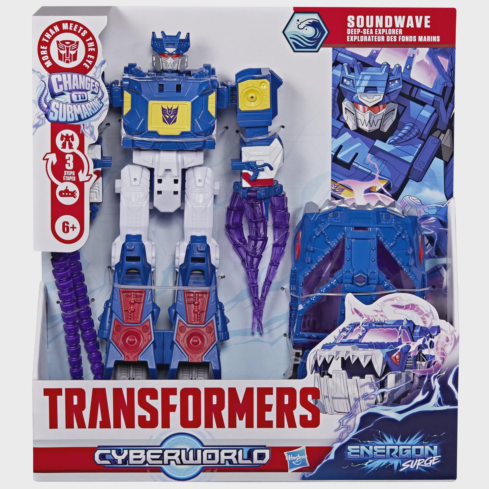 Hasbro Transformers Cyberworld Soundwave Deep Sea Explorer actionfigur 22,5 cm