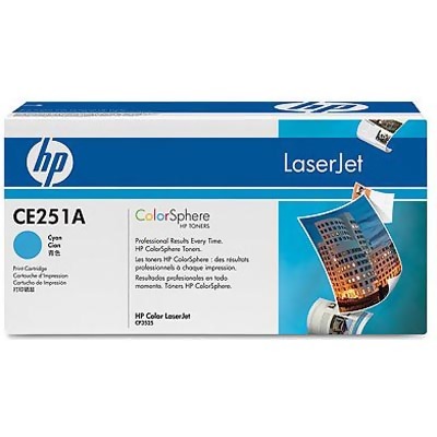 HP CE251A Cyan, Color LaserJet CP3525, 7000 sidor