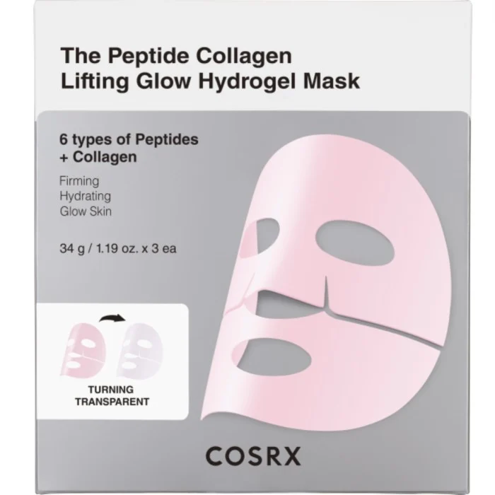 COSRX Peptide Glow Hydrogel Mask 3 pcs, bild 2