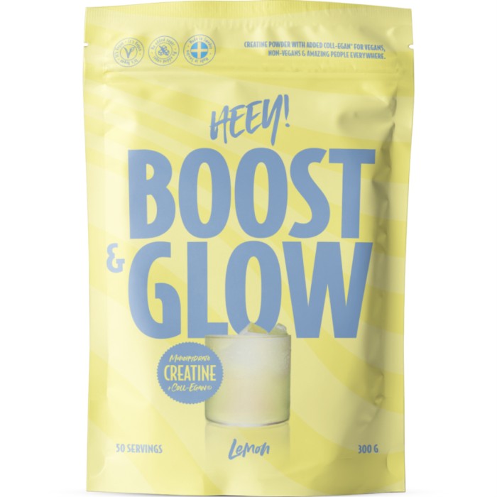 Heey! Creatine Boost & Glow Creatine + Coll-egan® Lemon 300 g