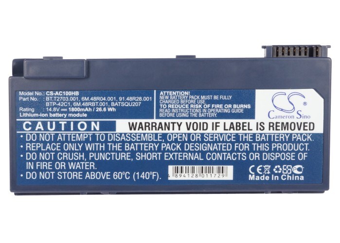 Batteri till Bärbar dator, laptop för Acer TravelMate C104, TravelMate C111 m.fl., bild 4