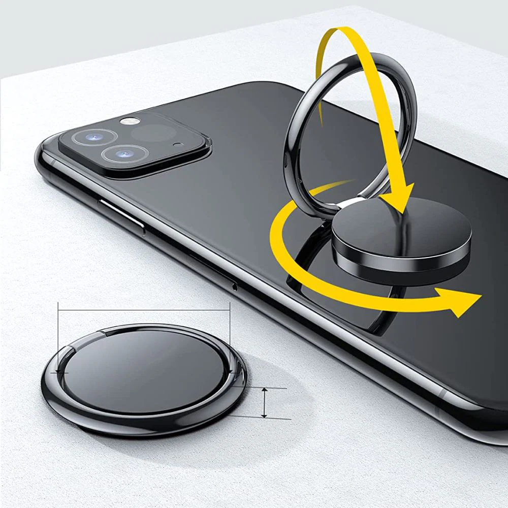 Tech-Protect Magnetisk telefonringhållare / ring med stativfunktion - Svart, bild 5