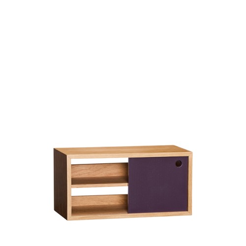 Hübsch - Slide Shelf - Burgundy - 40x20xh20cm