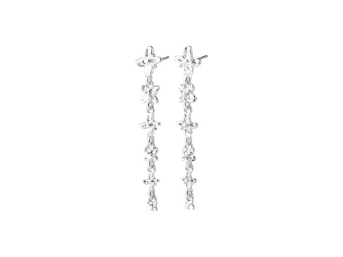 PILGRIM - TRACE Earrings - Silver Plated - 54 mm, bild 2