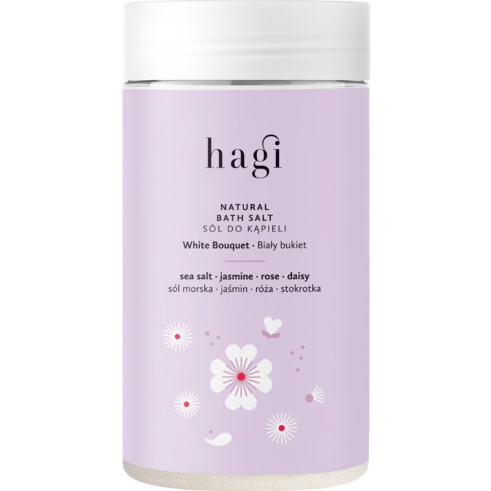 Hagi White Bouquet Natural Bath Salt 480 g