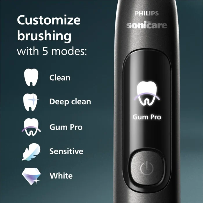 Philips Sonicare Advanced Clean eltandborste HX3792/11 (svart), bild 2