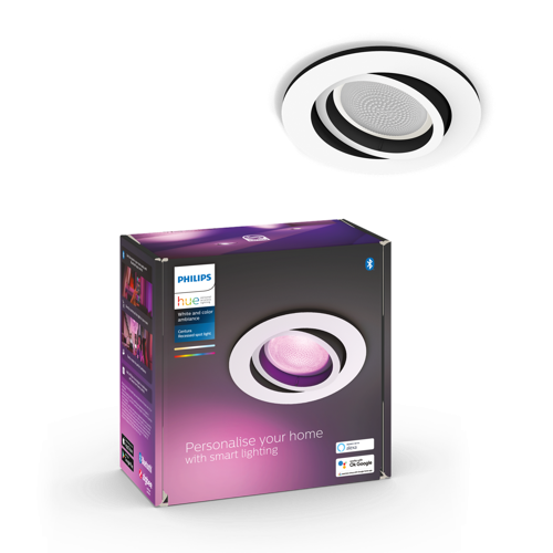 Philips Hue Centura infälld spotlight R. vit