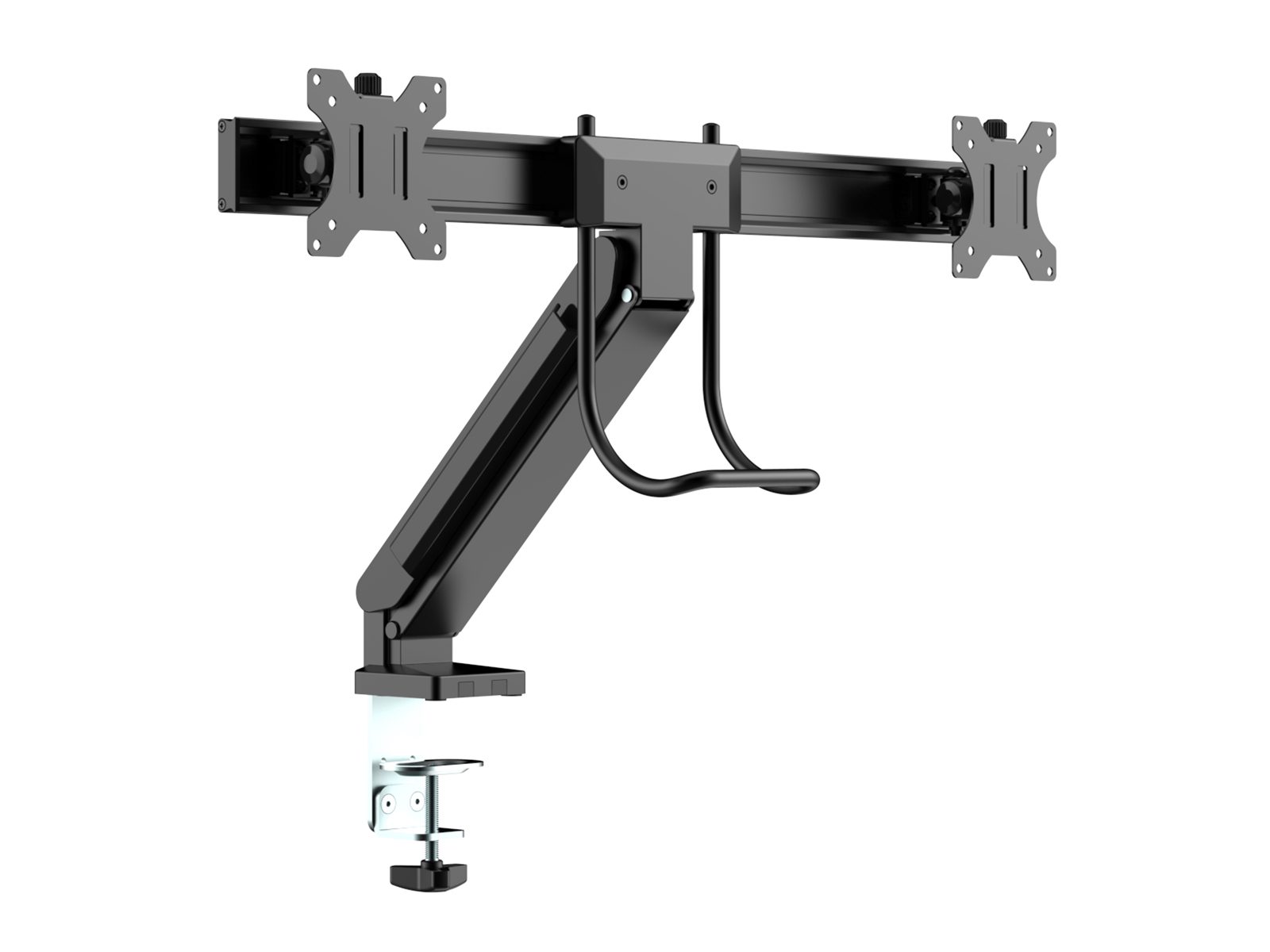 Bordsfäste Multibrackets M Deskmount Slim Basic Dual, 2 skärmar 17-27", max 13kg - Svart, bild 3