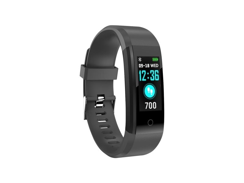 SBS Vital Fit smartklocka LCD-pekskärm, svart
