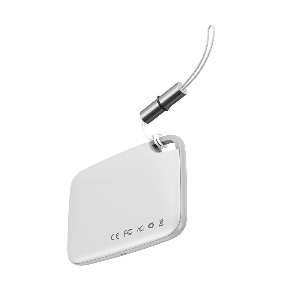 Baseus T2 Mini Bluetooth-nyckelsökare, ZLFDQT2-02, vit