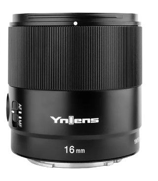 Yongnuo YN16mm F1.8S DA DSM, Standardobjektiv, 10/8, 16 - 16 mm, Sony E, Automatisk fokus