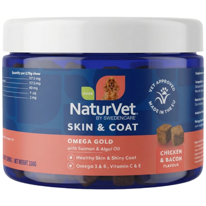 Naturvet by Swedencare Omega-Gold Soft Chew 120 st
