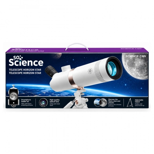 SO SCIENCE barnsteleskop med stativ