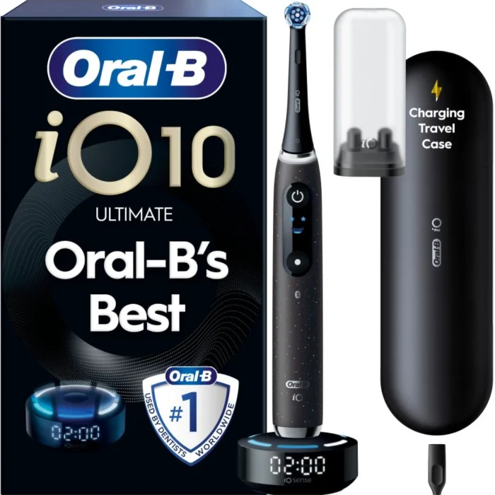 Oral-B iO10 Ultimate eltandborste, Cosmic Black