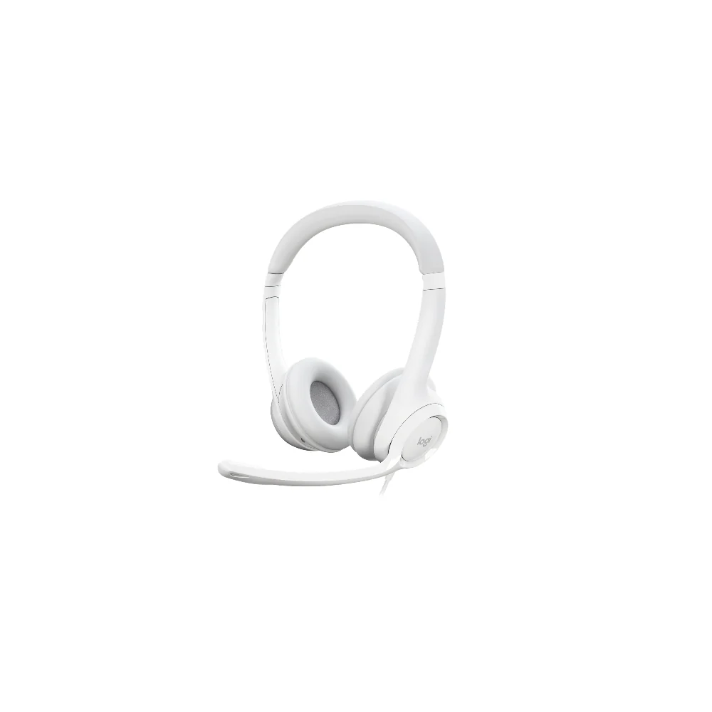 LOGITECH H390 USB HEADSET OFF-WHITE