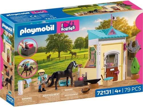 PLAYMOBIL - Small Stable with Farrier (72131), bild 2