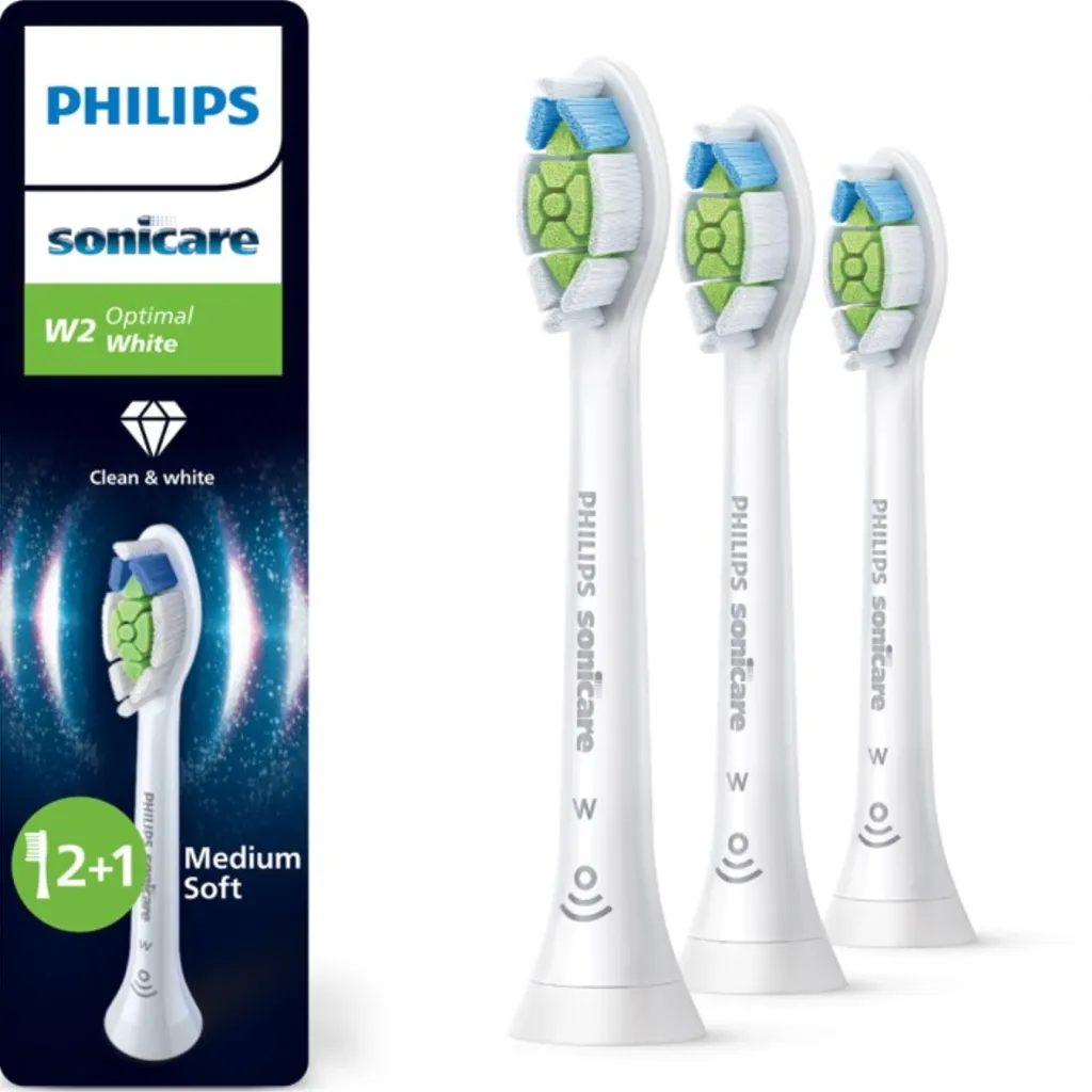 Philips Sonicare W2 Optimal White borsthuvuden vita 2+1-pack, bild 2
