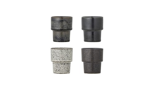 Bloomingville – Ewan espressokopp – set om 4 – brun, bild 3