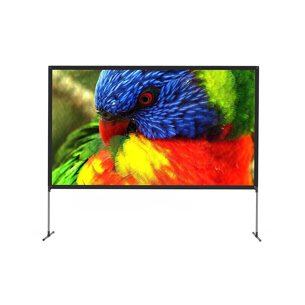 BlitzWolf 100" Projektorduk med stativ – bärbar och perfekt för 4K-visning, bild 2