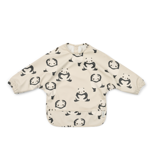 Liewood - Merle Printed Cape Bib - Panda / Sandy - One size, bild 3
