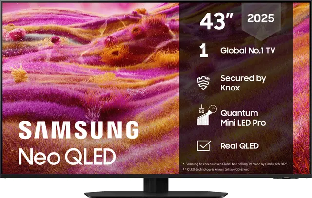 Samsung 43" QN90F Neo QLED 4K Mini LED Smart TV (2025)