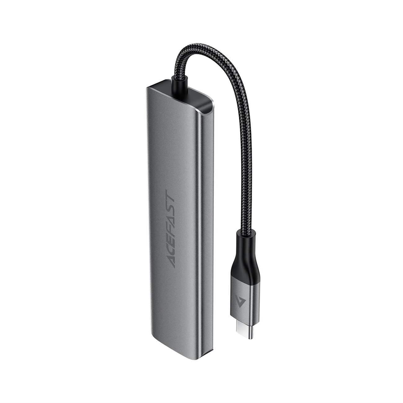 Acefast J16 USB-hubb med USB-C, 5-i-1, HDMI 4K 60 Hz, PD 90 W, dockningsstation – grå, bild 2