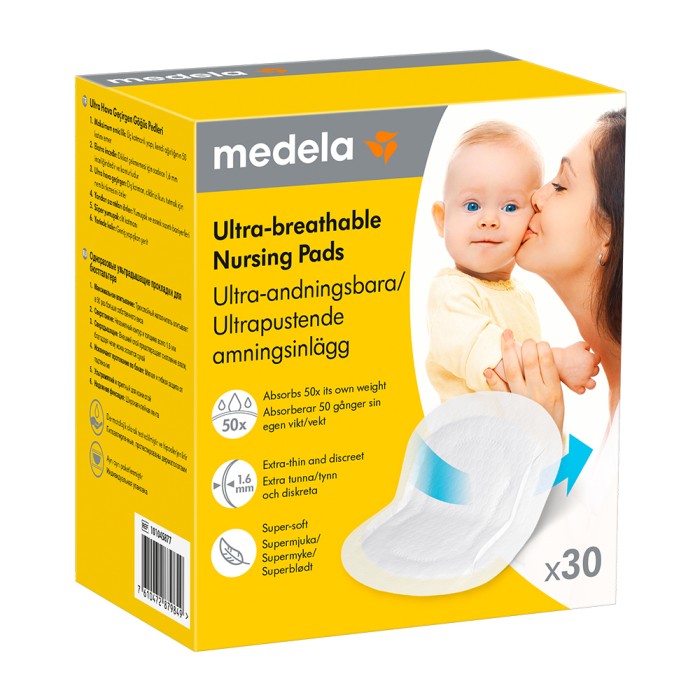 Medela Ultra-andningsbara amningsinlägg, 30 st