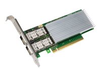 Intel Ethernet Network Adapter E810-CQDA2, 2x10GbE QSFP28, PCIe 4.0 x16, Low Profile