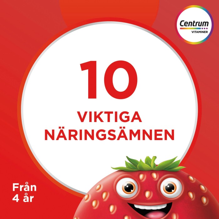 Centrum Barn Multivitamin Gummies, Jordgubb, 60 st, bild 2
