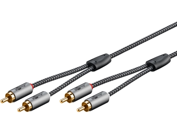 Stereo RCA-kabel 2 m