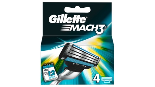 Gillette Mach3 4-pack, bild 3