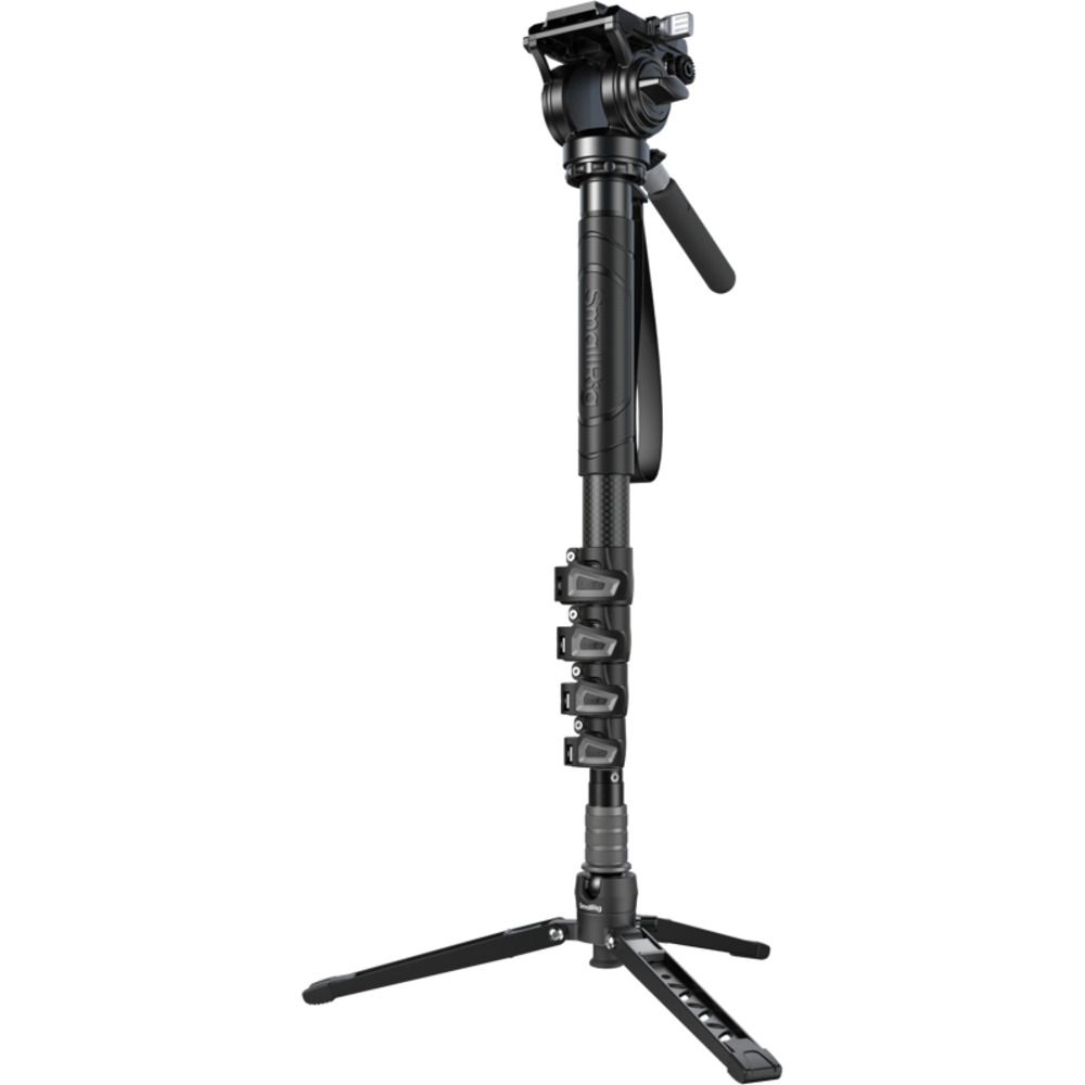 SmallRig 6625 Carbon Fiber Monopod (5 sections) with Videohead