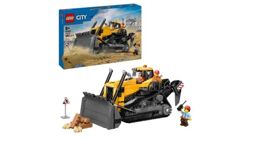 LEGO City Gul bulldozer 60466, bild 3