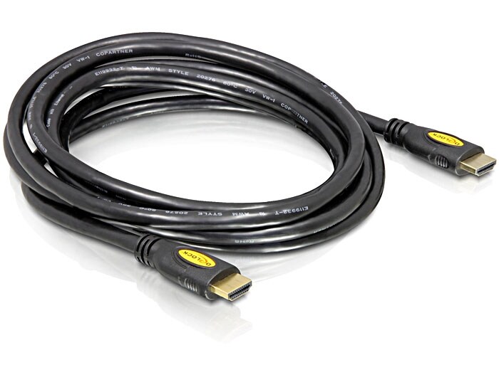 Delock HDMI-kabel med hög hastighet och Ethernet 4K, 3 m, bild 2