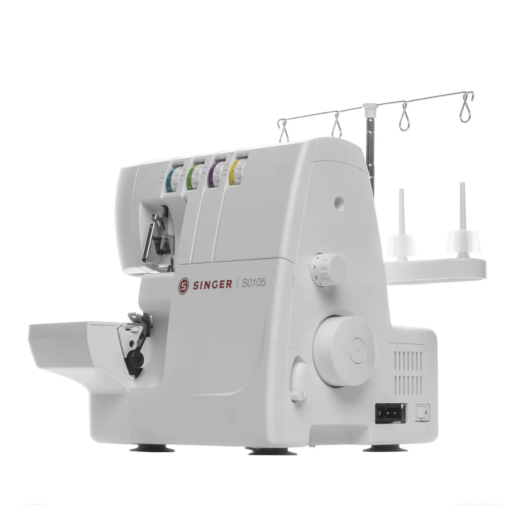 Singer S0105 overlockmaskin 2-3-4 trådar 1300 SPM, vit, bild 2