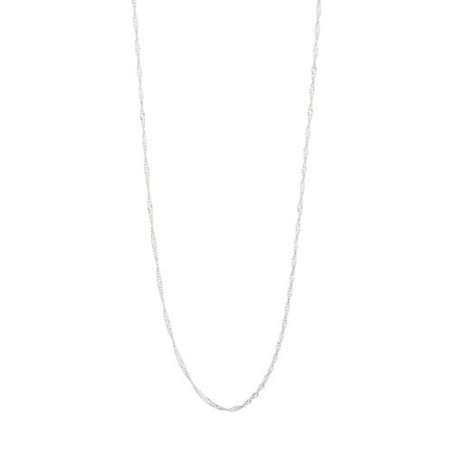 PILGRIM - PERI Twirl Necklace - Silver-Plated - 40 + 9 cm