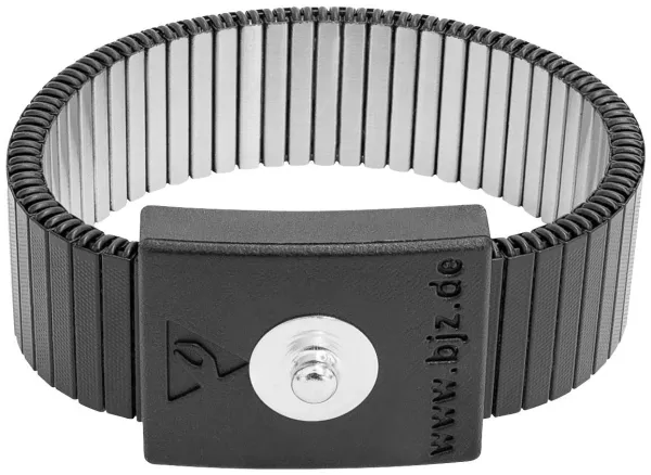 BJZ A-64117 ESD metallarmband Svart