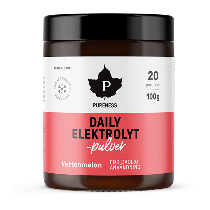 Pureness Daily Elektrolytpulver, Vattenmelon, 100 g, bild 3