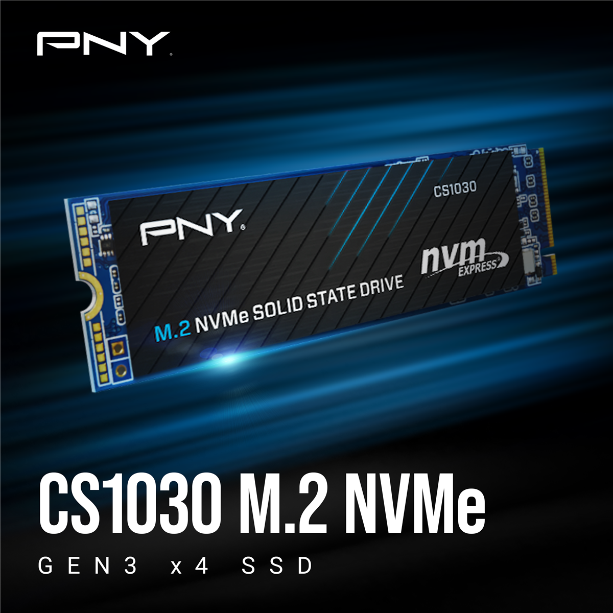 PNY CS1030 M.2 NVMe intern SSD (500 GB)
