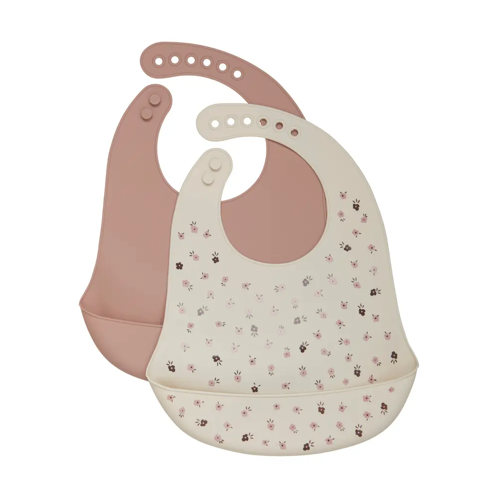 Silikon Haklapp 2-Pack - Perfectly Pale - ONESIZE
