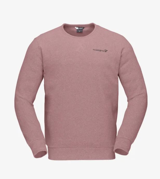Norrøna Femund Warm2 Crew Neck Unisex Grape Shake - S